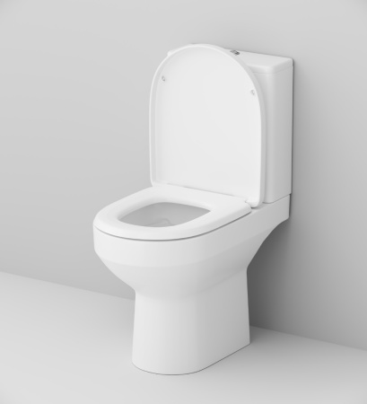 Унитаз напольный с бачком Am.Pm Spirit V2.0 C708600SC белый глянцевый с сиденьем микролифт душевой смыв