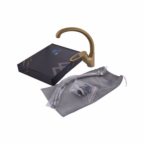 Смеситель для кухни Fashun A4165-21 на мойку бронза - фото 4