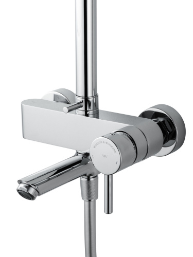 Душевая стойка Wonzon & Woghand Solo WW-739032-CR настенная цвет хром - фото 3
