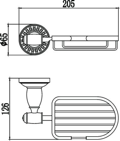 Мыльница Savol S-006632C