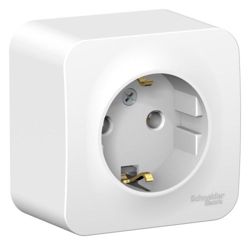 Розетка с/з без шторок 16А Systeme Electric Blanca (Бланца) BLNRA010101 - фото 2