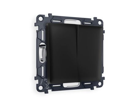 Комплект механизма 2-клавишного перекрестного выключателя 10A-250V Ambrella Volt MA MA803030