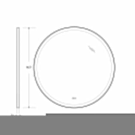 Зеркало с подсветкой Cezares CADRO CZR-SPC-CADRO-900-LED-TCH-WARM 90х90 подвесное