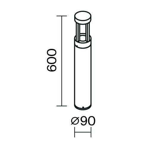 Светильник ландшафтный Maytoni Outdoor Vint O458FL-L9GF3K - фото 3