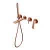 Смеситель для ванны и душа Raglo R07 R07.32.33 встраиваемый в стену медь