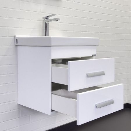 Тумба с раковиной Comforty Никосия 00-00018022CF 50х40 подвесная цвет белый