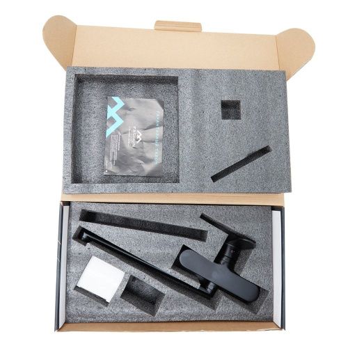 Смеситель для кухни Fashun A4685-7 настенный черный - фото 4