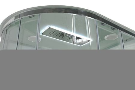 Душевая кабина AvaCan A A2812RLED 120х80 асимметричная с крышей ориентация правая
