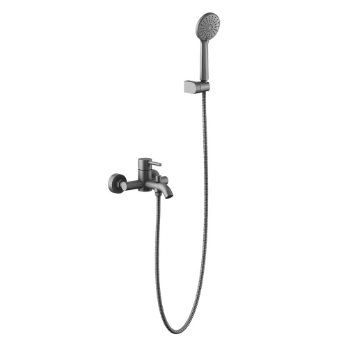 Смеситель для ванны Aquatek Европа AQ1349BGM настенный черный хром без термостата