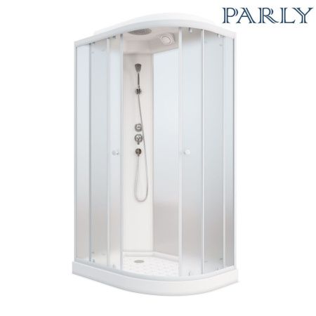 Душевая кабина Parly Effect EF1231L 120х80 асимметричная с крышей ориентация правая