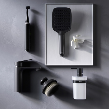 Смеситель Am.Pm Func F8F02122 на раковину черный без термостата