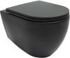 Чаша унитаза подвесная Allen Brau Reality 4.32006.31 цвет черный без сиденья безободковая каскадный смыв