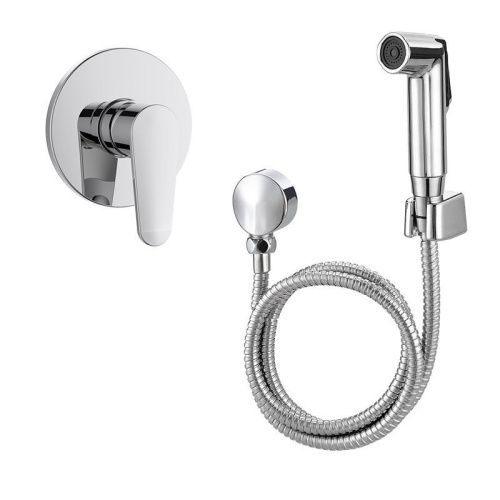 Гигиенический душ со смесителем Voda Waterfall WF4in1 хром - фото 2