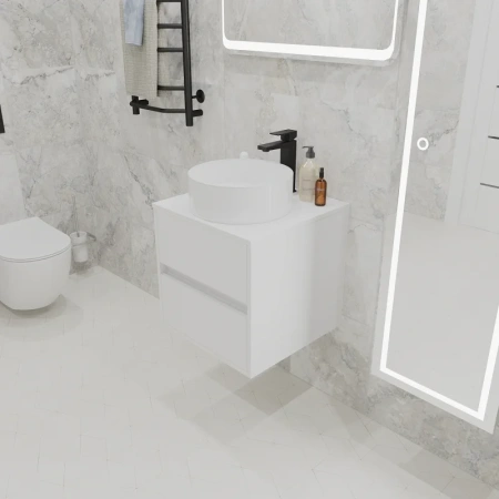 Тумба под раковину 1MarKa Veil Ц0000034030 50х50 цвет белый