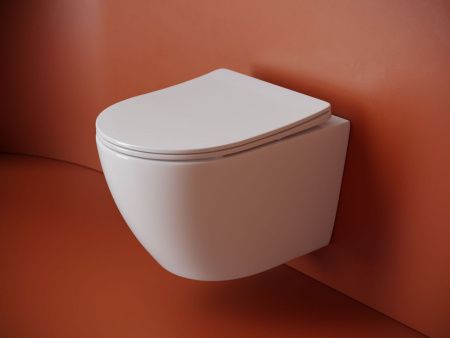 Унитаз подвесной Ceramica Nova UNO CN11001T белый с сиденьем микролифт смыв торнадо