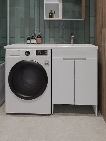 Тумба с раковиной Orange Sistema STD-120TUW+RAR 120х50 напольная цвет белый