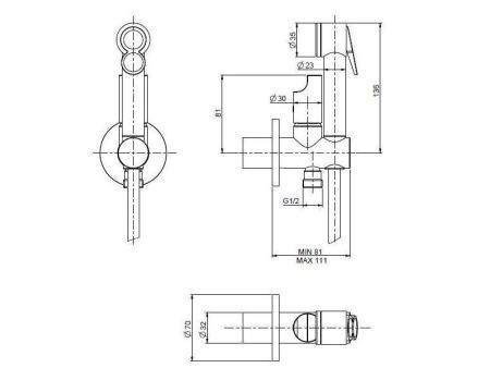 Гигиенический душ Fima Carlo Frattini F2310NCR* хром
