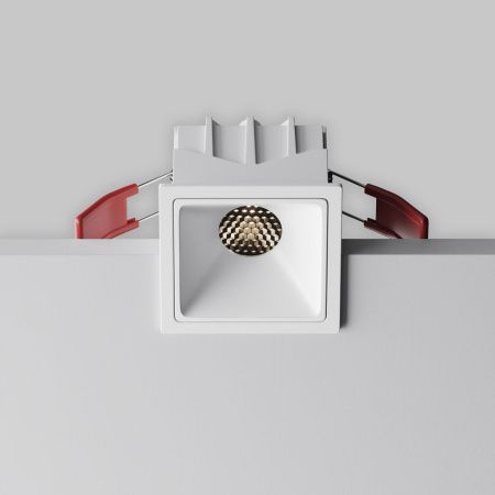 Светильник встраиваемый Maytoni Technical Alfa LED DL043-01-10W4K-SQ-W-1
