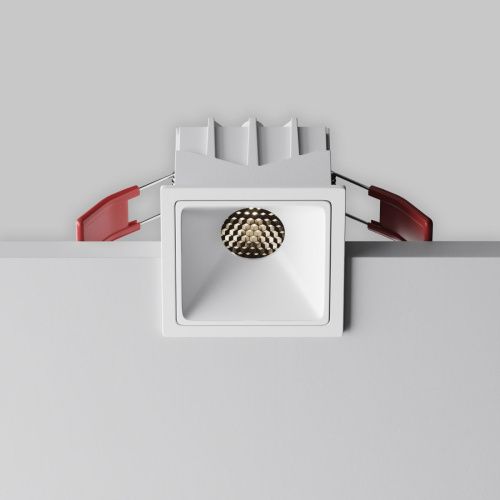 Светильник встраиваемый Maytoni Technical Alfa LED DL043-01-10W4K-SQ-W-1 - фото 2