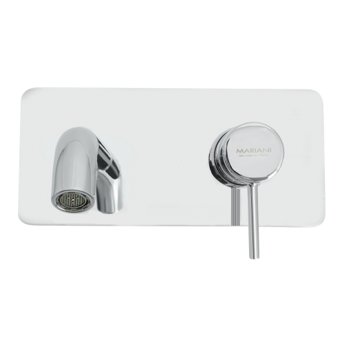 Смеситель для раковины Mariani Next B00565NS встраиваемый в стену хром - фото 2