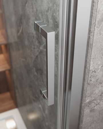 Душевая дверь Cezares MOLVENO MOLVENO-BF-3-90-C-Cr-IV 90х195 стекло прозрачное профиль хром глянцевый