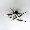 Светильник потолочный LED4U L5115-5 BK