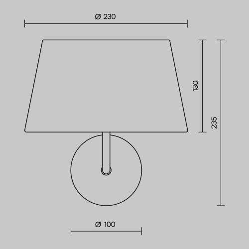 Бра Maytoni Modesto MOD360WL-01B - фото 5