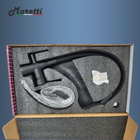 Смеситель для кухни Maretti Project Black PB31RGF71 на мойку черный