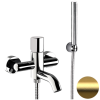 Смеситель для ванны Daniel Trilogy TG610DP настенный золото