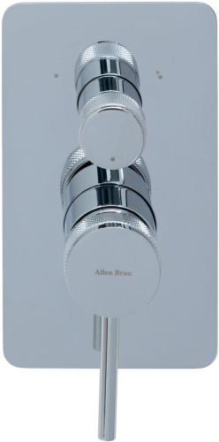 Смеситель для ванны с душем Allen Brau Priority 5.31A11-00 встраиваемый в стену хром без термостата - фото 3