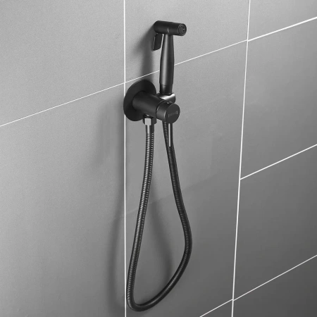 Гигиенический душ со смесителем Shevanik S147H черный