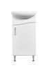 Тумба под раковину Stella Polar Волна SP-00000230 40х20 напольная цвет белый