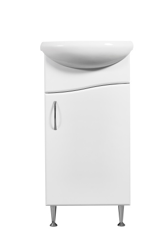 Тумба под раковину Stella Polar Волна SP-00000230 38х20х82 цвет белый - фото 5