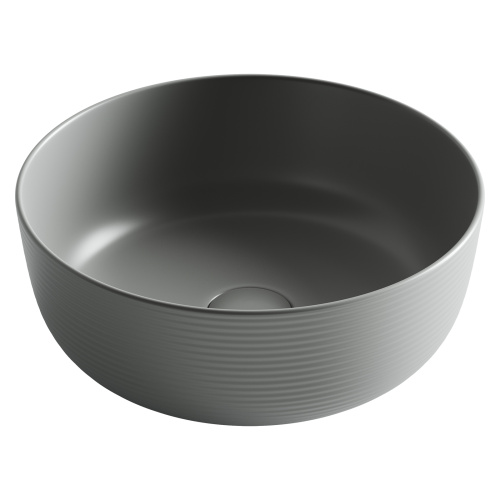 Раковина Ceramica Nova ELEMENT 36 см CN6073MH накладная цвет антрацит матовый - фото 2