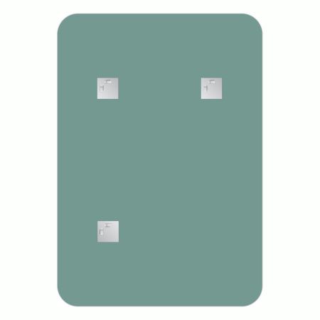 Зеркало Evoform Primary BY 0130 70х100 подвесное