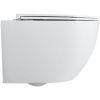 Унитаз подвесной Agger AT07150 белый с сиденьем микролифт смыв торнадо