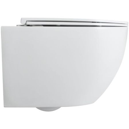 Унитаз подвесной Agger AT07150 белый с сиденьем микролифт смыв торнадо