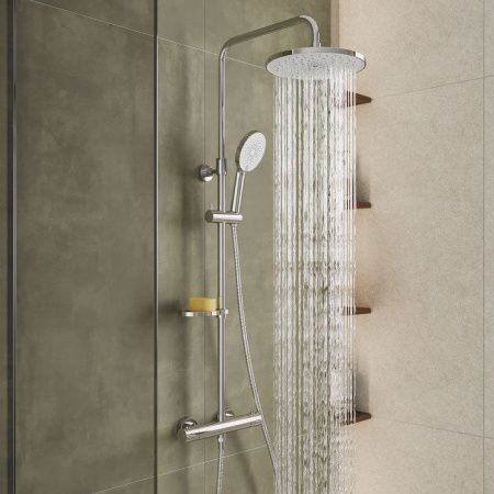 Душевая стойка Milardo Ideal Spa ILSSBTHM89 настенная цвет хром