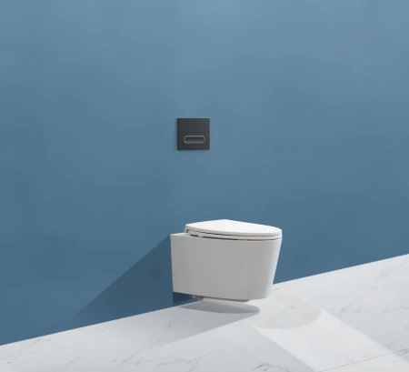 Чаша унитаза подвесная Arrow AHB21002H цвет белый без сиденья безободковая каскадный смыв