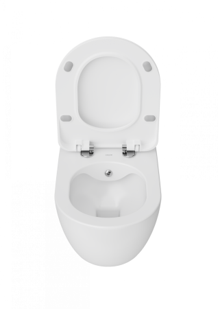 Чаша унитаза подвесная Creavit Free FE322-00CB00E-0000 цвет белый без сиденья душевой смыв