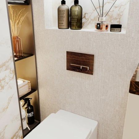 Клавиша смыва механическая Lavinia Boho RelFix 3805005T цвет коричневый
