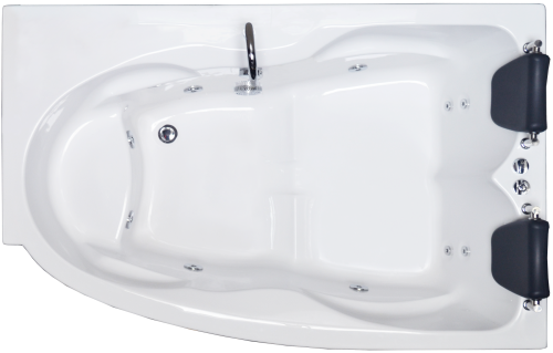 Ванна акриловая Royal Bath SHAKESPEARE RB652100K-R 170х110 пристенная асимметричная - фото 2