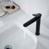 Смеситель для раковины Shevanik S43H S4311H на столешницу черный