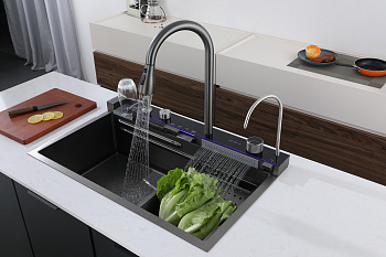 Кухонная мойка Cerutti SPA CT10356 75х46 цвет черный