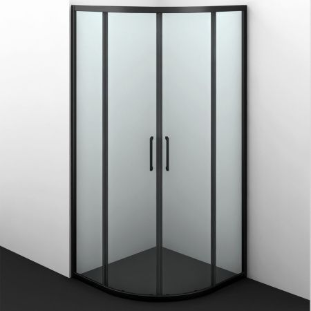 Душевой уголок Wasserkraft Dill 61S 61S01 90х90 стекло прозрачное профиль черный без поддона