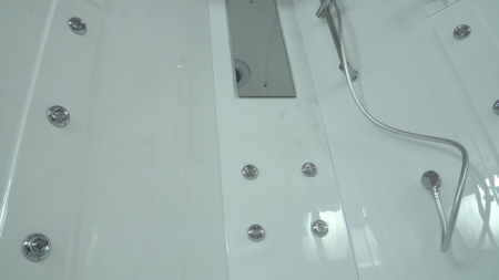 Душевой бокс Timo Lux T-7755 150х150 стекло прозрачное профиль хром