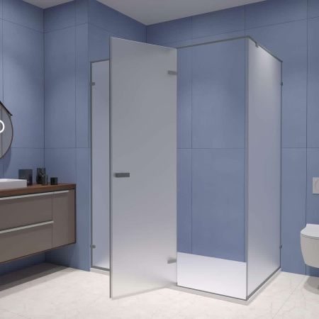 Душевой уголок RGW Stilvoll 353204049-210 140х90 стекло матовое профиль сатин без поддона