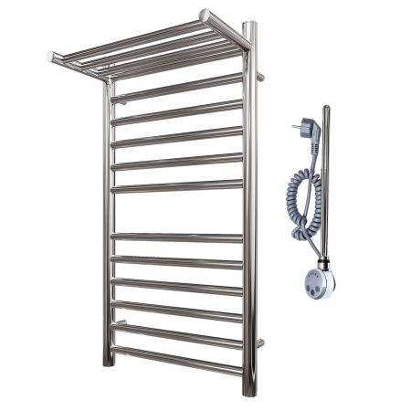 Полотенцесушитель электрический Point Аврора Премиум PN10148SPE 45х80 хром