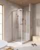 Душевой уголок Cezares RELAX 304 RELAX-304-A-2-90-C-CR 90х90 стекло прозрачное профиль хром без поддона