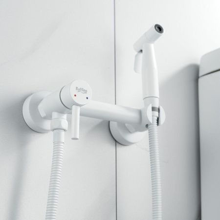 Гигиенический душ со смесителем Raffine F207C белый